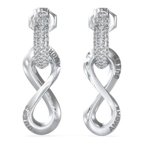 Guess Ladies Earrings JUBE05051JWRHTU Guess Ladies Earrings JUBE05051JWRHTU