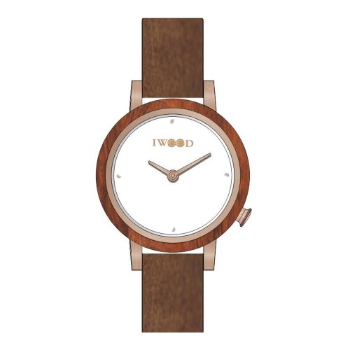 Iwood Real Wood Ladies Watch IW18443002 Iwood Real Wood Ladies Watch IW18443002
