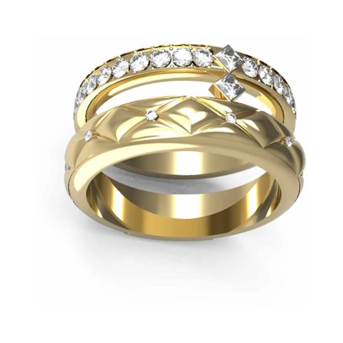 Guess Ladies Ring JUBR04586JWYG58 Guess Ladies Ring JUBR04586JWYG58