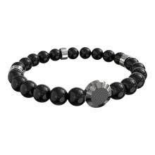 Guess Mens Bracelet JUMB04049JWSTBKTU Guess Mens Bracelet JUMB04049JWSTBKTU
