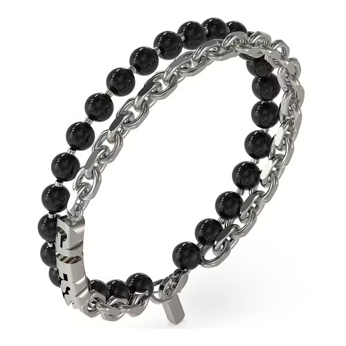 Guess Mens Bracelet JUMB04051JWSTBKS Guess Mens Bracelet JUMB04051JWSTBKS