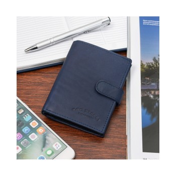 Bag Street vīriešu naudas maks, āda, tumši zils 882navy, 000051109936