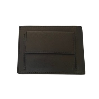 Beltimore vīriešu naudas maks, āda, RFID, 10,8 x 8,1cm compact, melns, D54 BLACK, 5903714314966