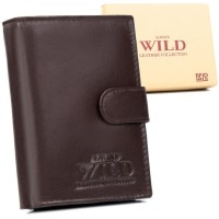 Always Wild vīriešu naudas maks, āda, RFID, 13,3 x 9,7cm, brūns, Always Wild N4L-P-SCR, melns, 5903051187858
