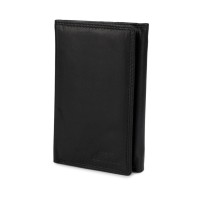 Beltimore vīriešu naudas maks, RFID, 14,2 x 9 cm. vertikāls klasisks, melns, Beltimore P05, 5903714340071