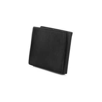 Bag Street vīriešu naudas maks, āda, 11,6 x 9cm, melns, Bag Street T41, 0000501167004
