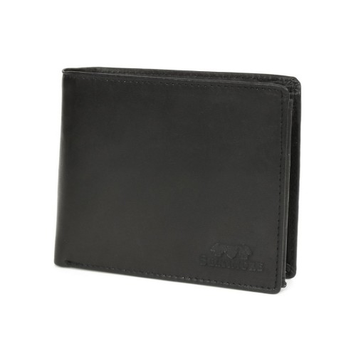 Beltimore vīriešu naudas maks, āda, RFID, 12 x 10,3cm, melns, Beltimore U91, 5903714318131
